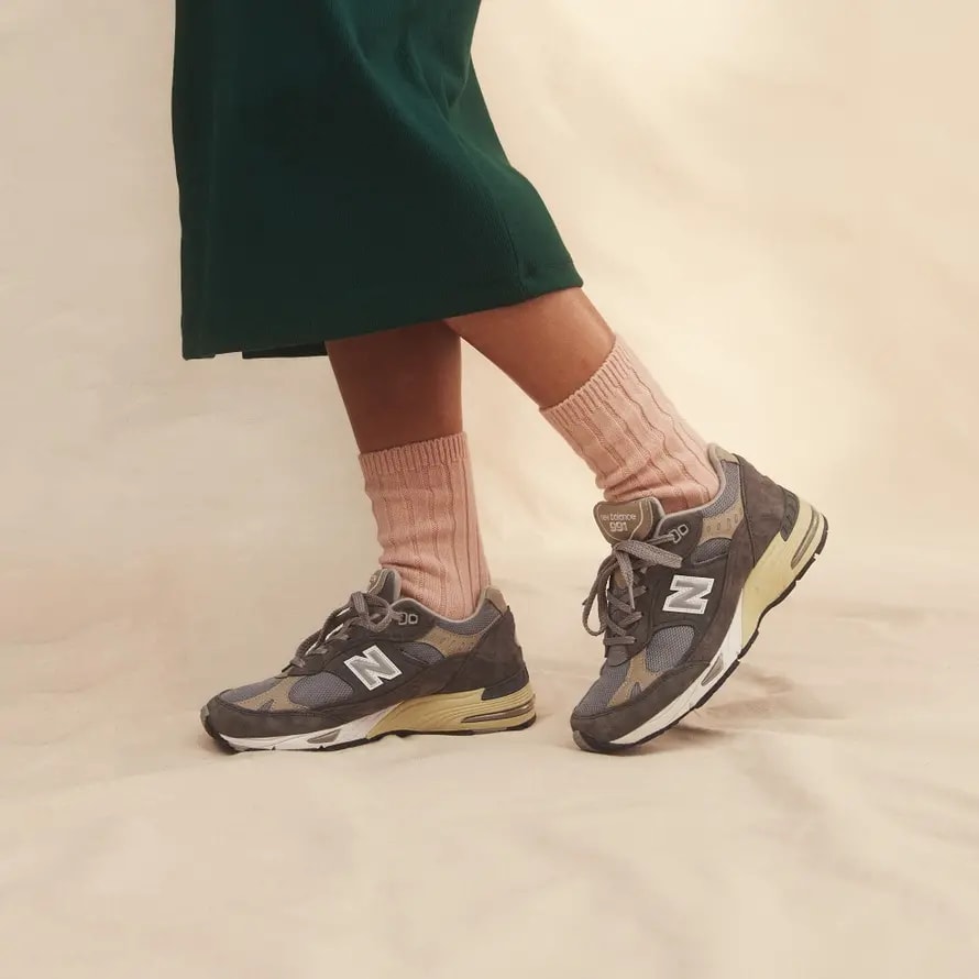 Giày New Balance 991 MiUK '40th Anniversary Grey' W991UKF — ảnh 2