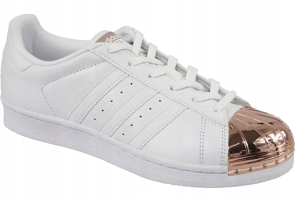 Giày Adidas Wmns Superstar Metal Toe 'White Copper Metallic' BY2882 — ảnh 3