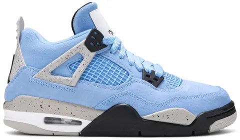 Giày Nike Air Jordan 4 Retro GS 'University Blue' 408452-400 — kich-thuoc: lien-he-order
