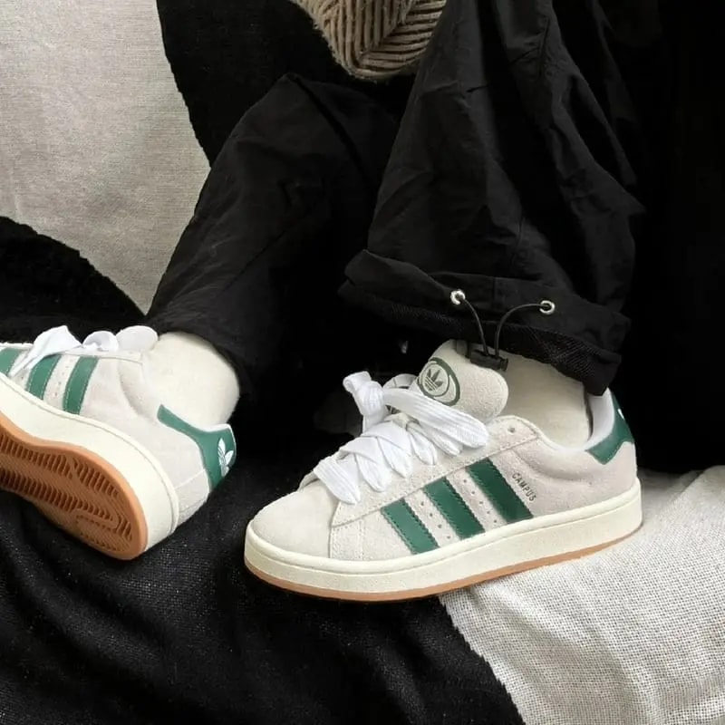 Gìày Adidas Originals Campus 00S 'Beige Green' GY0038 — ảnh 2