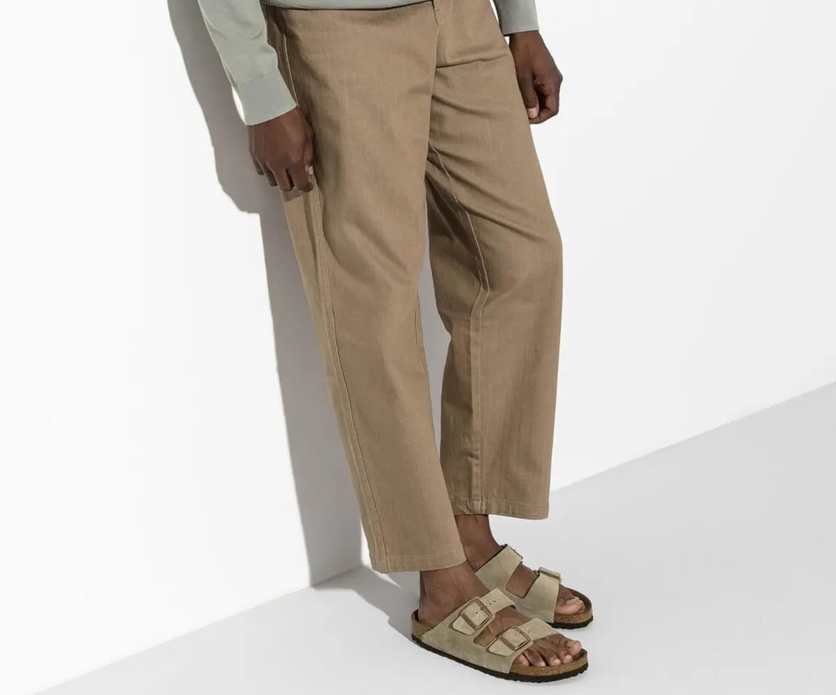 Dép Birkenstock Arizona Soft Footbed Suede 'Taupe' 951303 — ảnh 3
