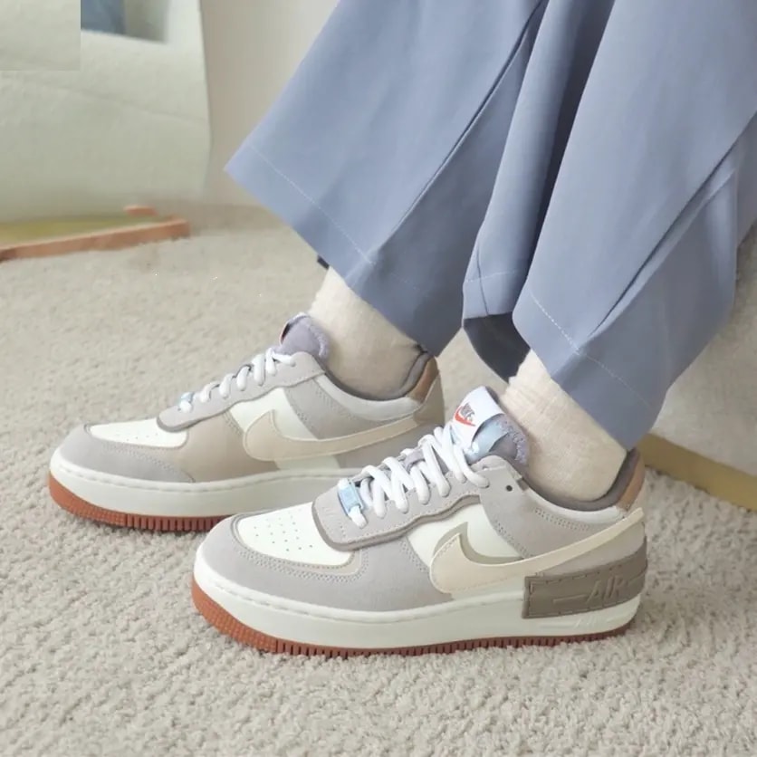 Giày Nike Wmns Air Force 1 Shadow 'Sail Pale Ivory' DO7449-111 — ảnh 5