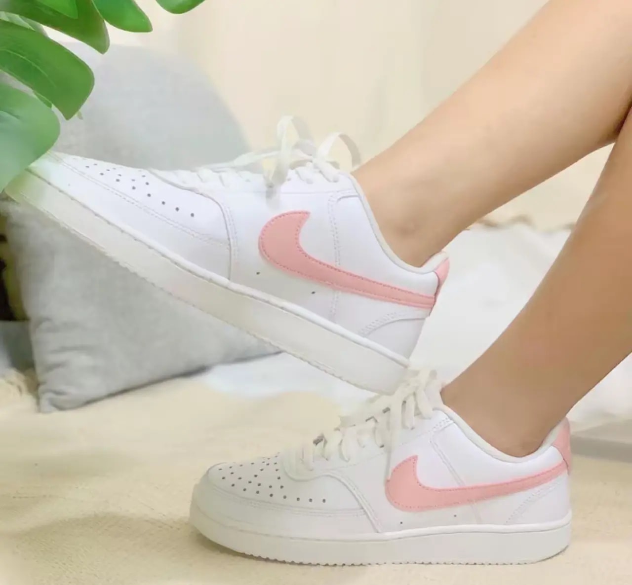 Giày Nike Wmns Air Force 1 '07 'Oracle Pink' AH0287-102 — ảnh 2