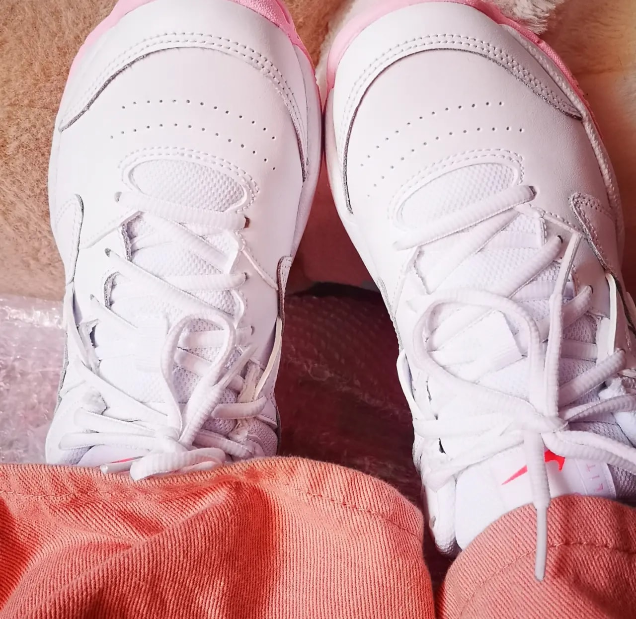 Giày Tennis Nike Wmns Court Lite 2 'White Sunset Pulse' AR8838-106 — ảnh 3
