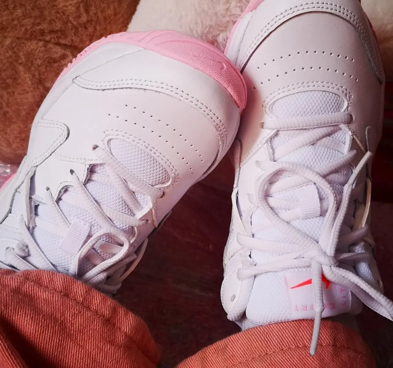 Giày Tennis Nike Wmns Court Lite 2 'White Sunset Pulse' AR8838-106 — ảnh 4