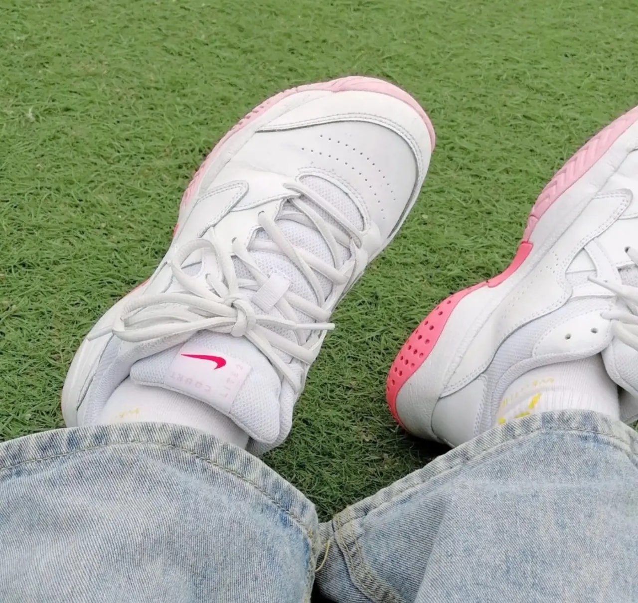 Giày Tennis Nike Wmns Court Lite 2 'White Sunset Pulse' AR8838-106 — ảnh 2