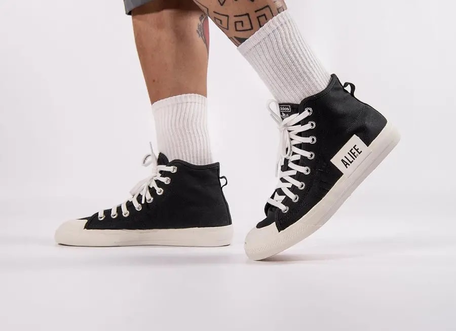 Giày Adidas ALIFE x Nizza High 'Black' FX2623 — ảnh 2