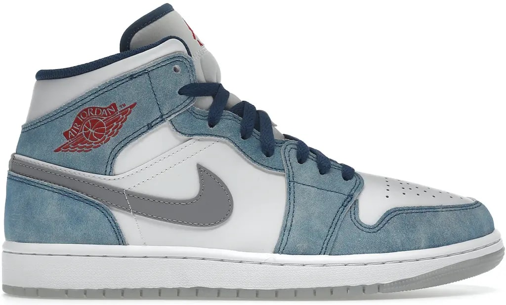 Giày Nike Air Jordan 1 Mid 'French Blue Fire Red' DN3706-401 — kich-thuoc: 41