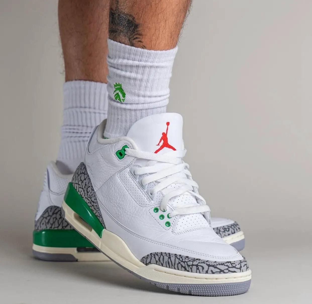 Giày Nike Air Jordan 3 Retro 'Lucky Green' CK9246-136 — ảnh 2
