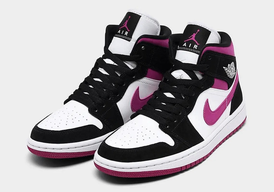 Giày Nike Wmns Air Jordan 1 Mid ‘Cactus Flower’ BQ6472-005 — ảnh 5