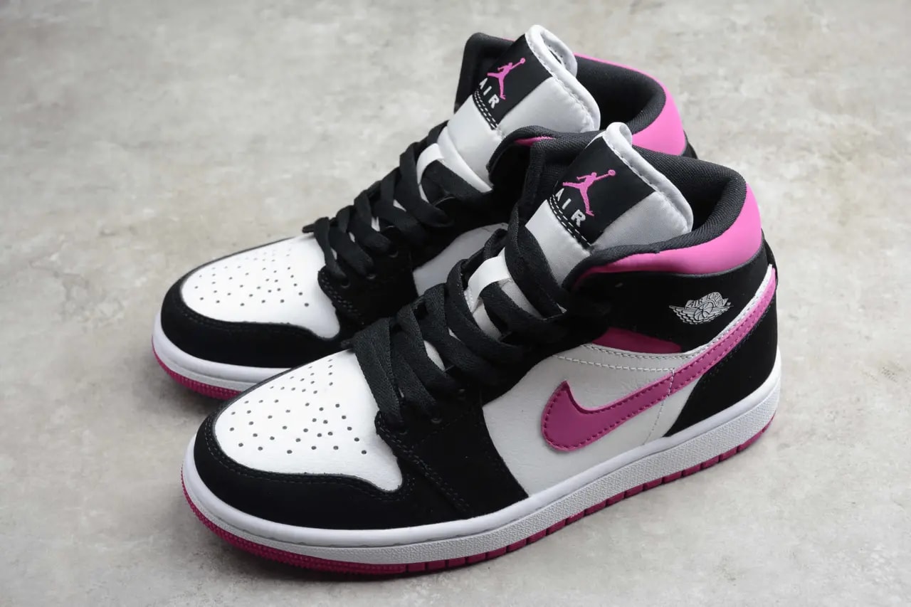 Giày Nike Wmns Air Jordan 1 Mid ‘Cactus Flower’ BQ6472-005 — ảnh 3