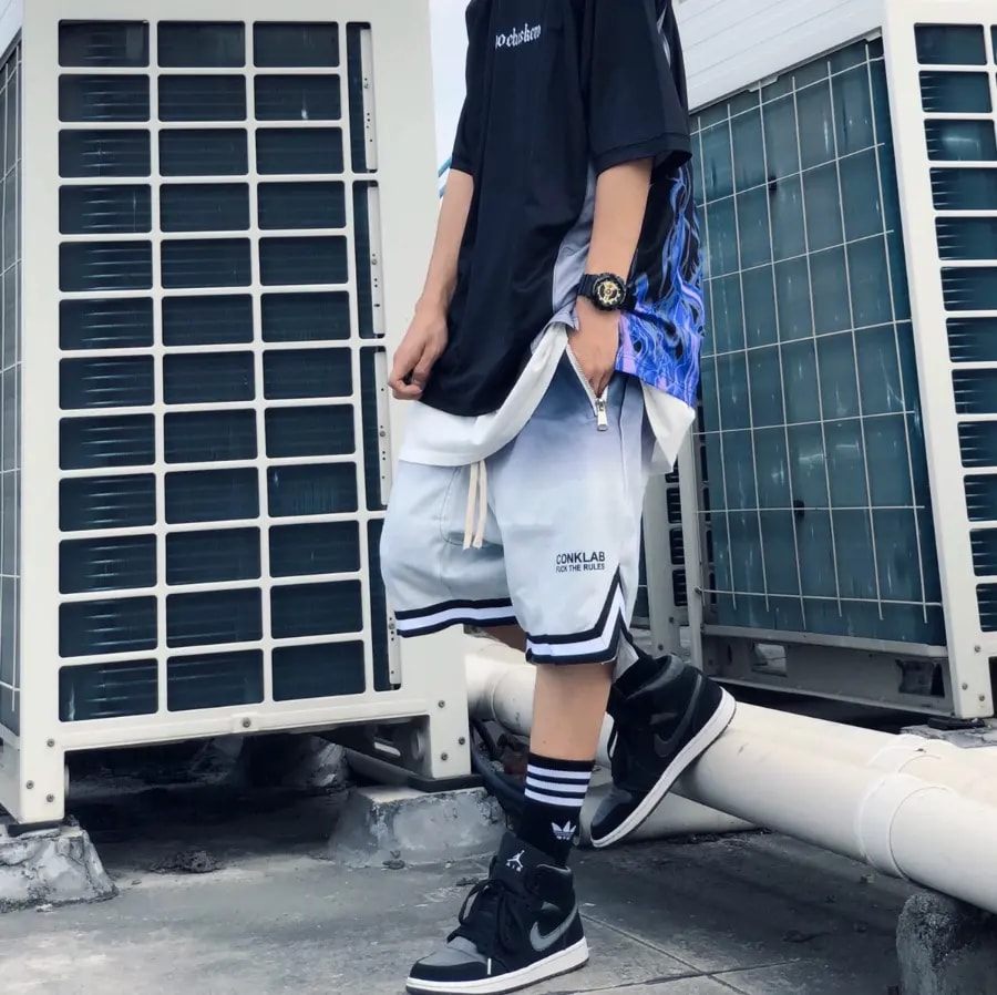 Giày Nike Air Jordan 1 Mid SE GS 'Black Anthracite' BQ6931-012 — ảnh 4