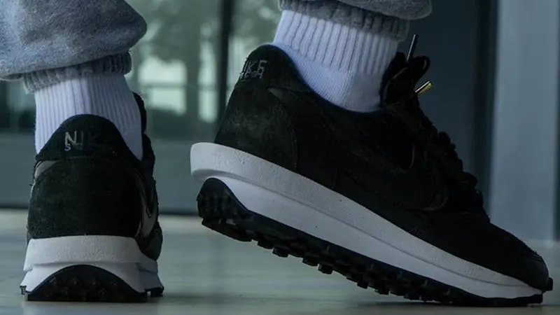 Giày Nike Sacai x LDWaffle 'Black Nylon' BV0073-002 — ảnh 4