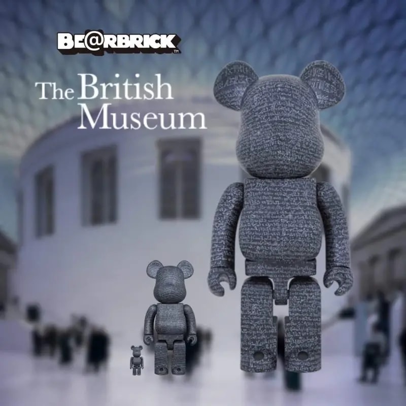 Mô Hình Bearbrick The British Museum Rosetta Stone — — ảnh 2