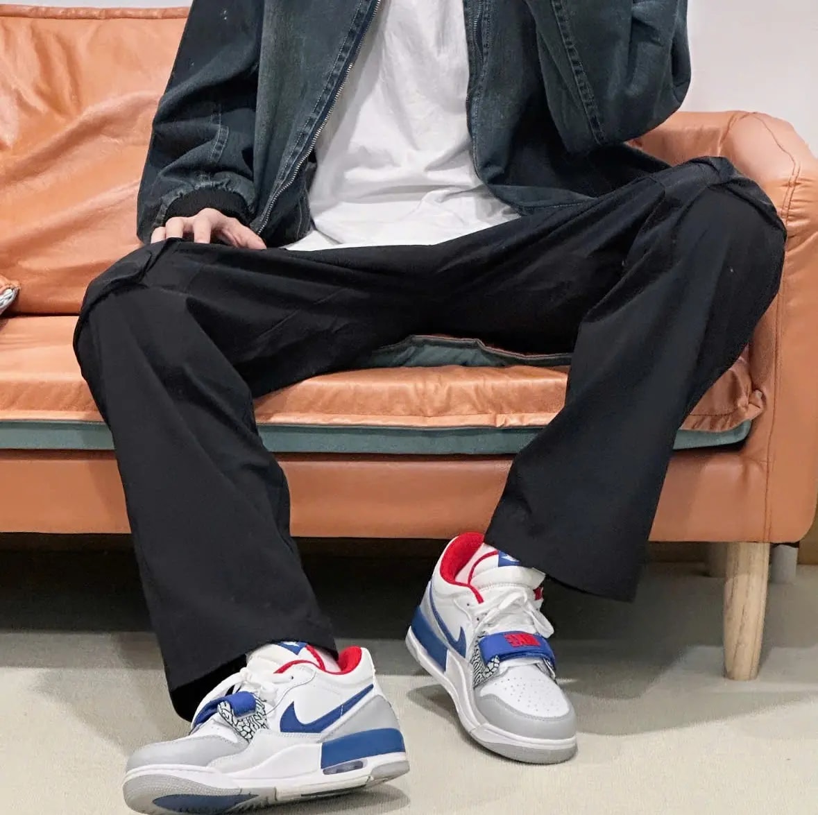Giày Nike Air Jordan Legacy 312 Low GS 'White French Blue' CD9054-104 — ảnh 3
