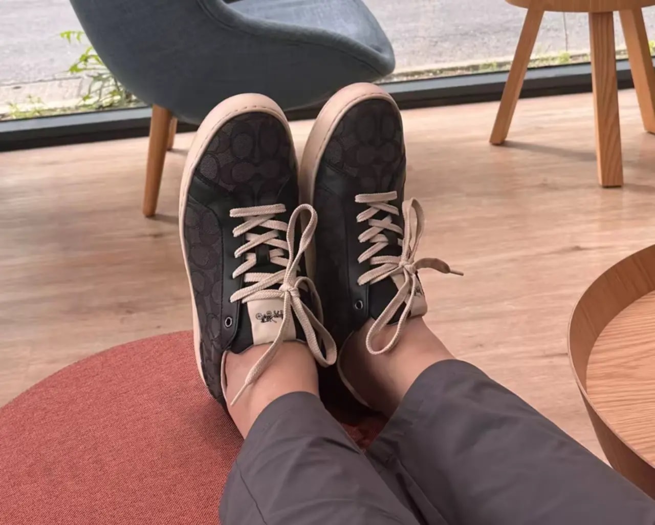Giày Coach Clip Low Top Sneaker Jacquard 'Black' CI077-BLK — ảnh 4