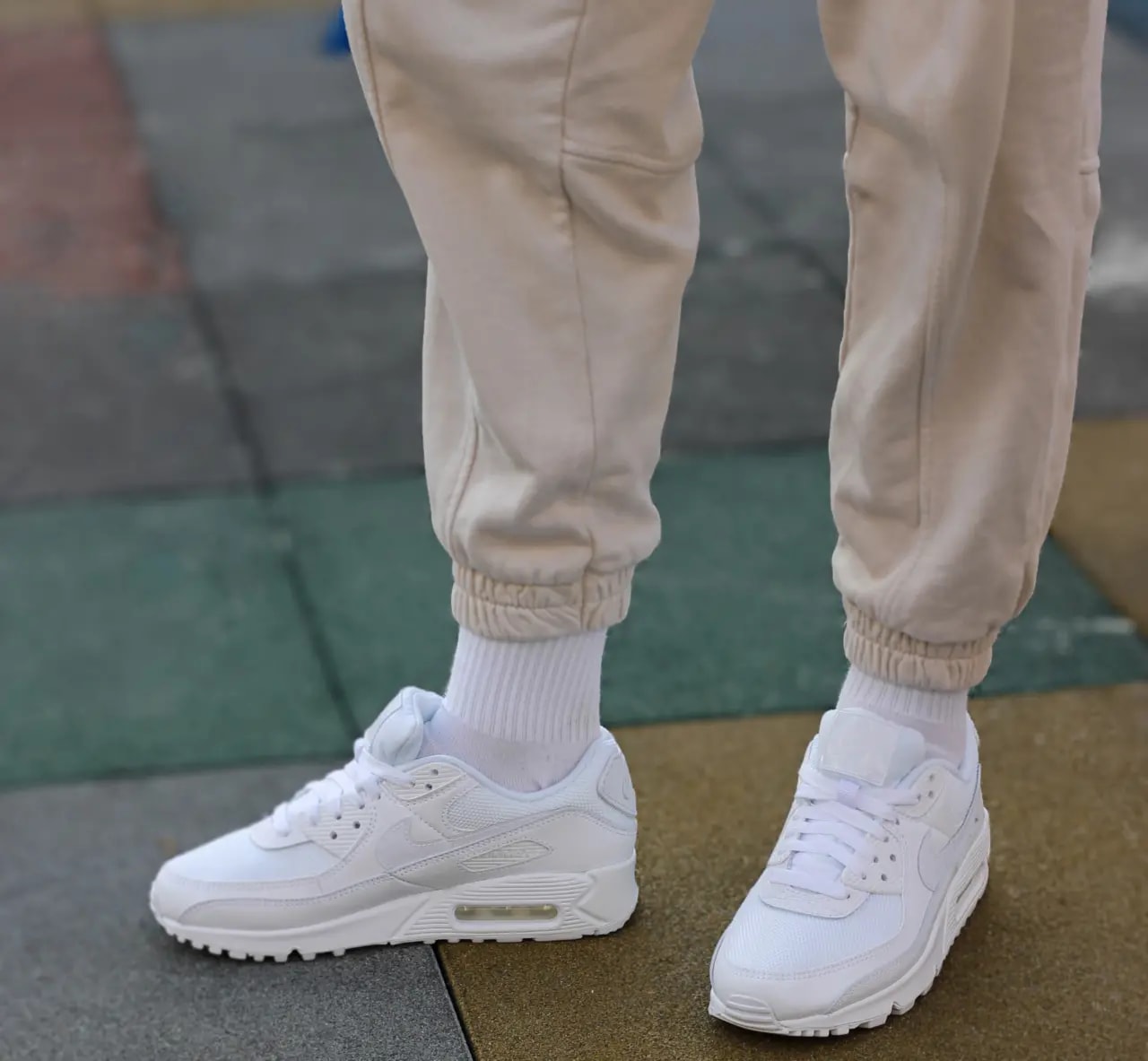 Giày Nike Wmns Air Max 90 Twist 'Triple White' CV8110-100 — ảnh 5