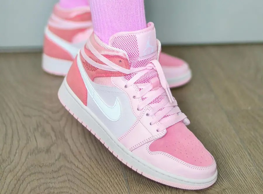 Giày Nike Air Jordan 1 Mid 'Digital Pink' CW5379-600 — ảnh 3