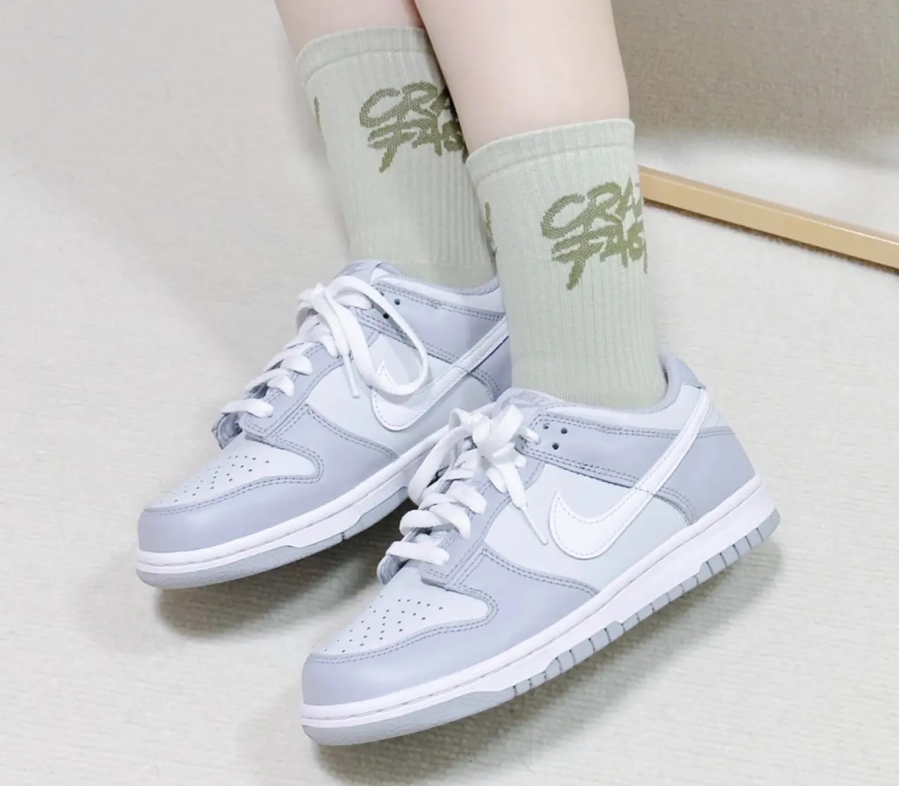 Giày Nike Dunk Low GS 'Wolf Grey' DH9765-001 — ảnh 4