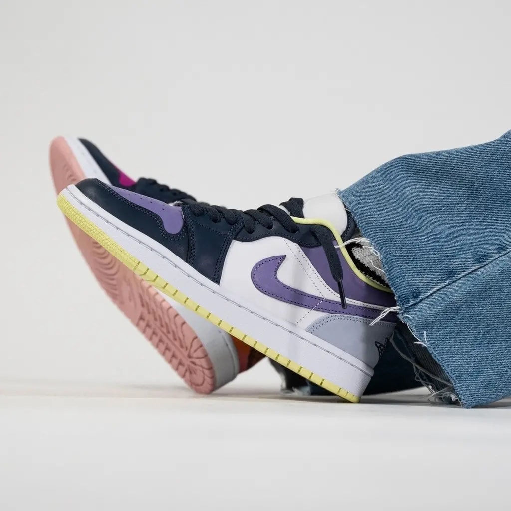Giày Nike Air Jordan 1 Low 'Mismatched Purple Magenta' DJ4342-400 — ảnh 2