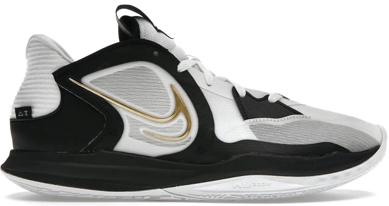 Giày Nike Kyrie Low 5 EP 'White Black Metallic Gold' DJ6014-101 — kich-thuoc: 40.5