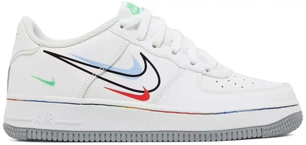 Giày Nike Air Force 1 Low GS 'Multi Swoosh' DM9473-100 — kich-thuoc: 36-5