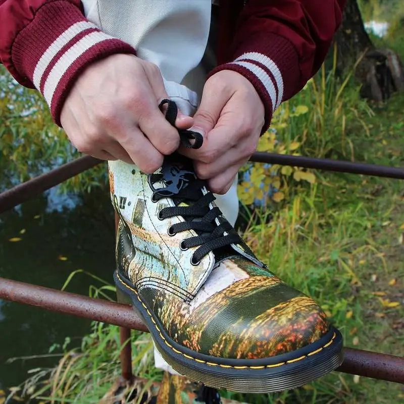 Giày Dr. Martens 1460 Black Sabbath Lace Up Boots 26315102 — ảnh 4