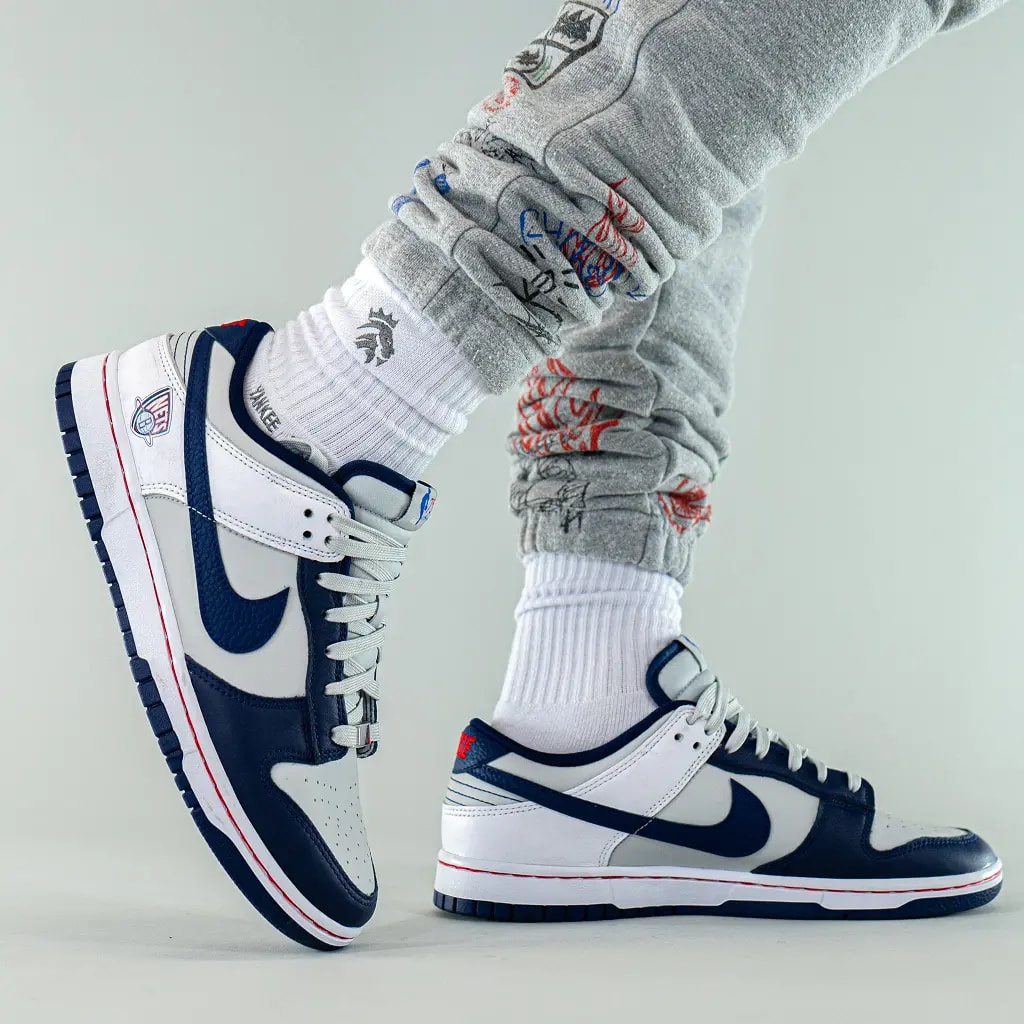 Giày Nike NBA x Dunk Low EMB '75th Anniversary Nets' DD3363-001 — ảnh 2
