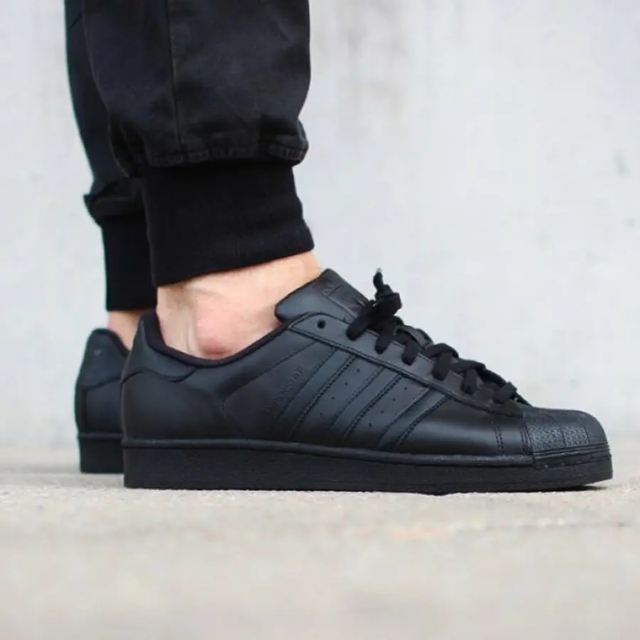 Giày Adidas Superstar 'All Black' EG4957 — ảnh 4