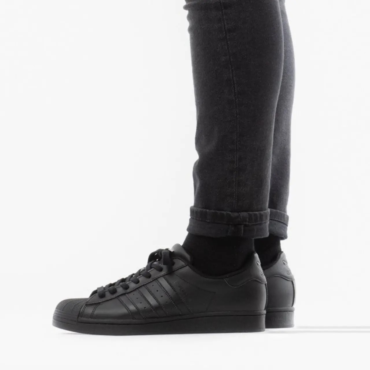 Giày Adidas Superstar 'All Black' EG4957 — ảnh 3