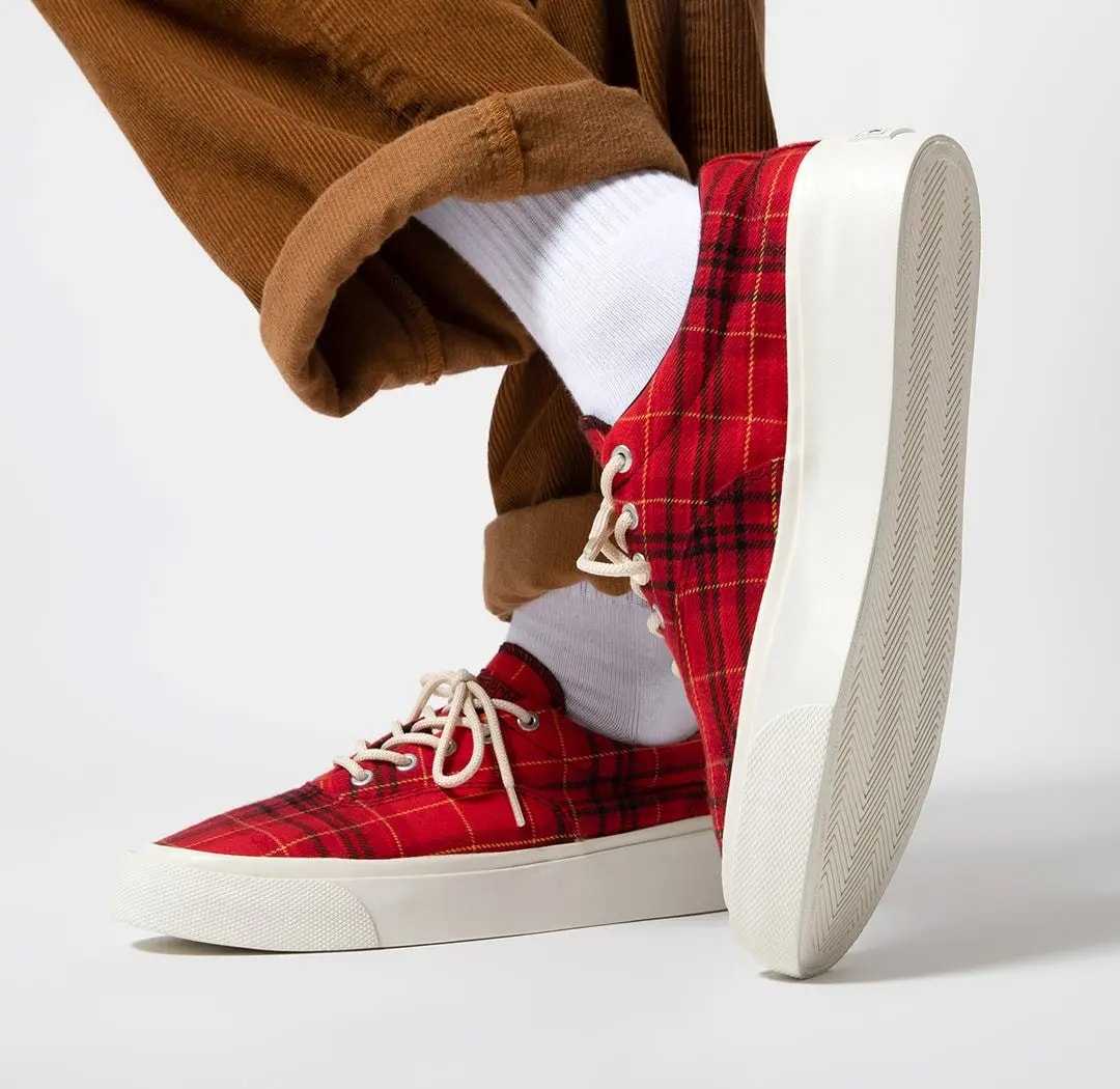 Giày Converse Skid Grip Low 'Twisted Plaid And Haute Red' 169219C — ảnh 3