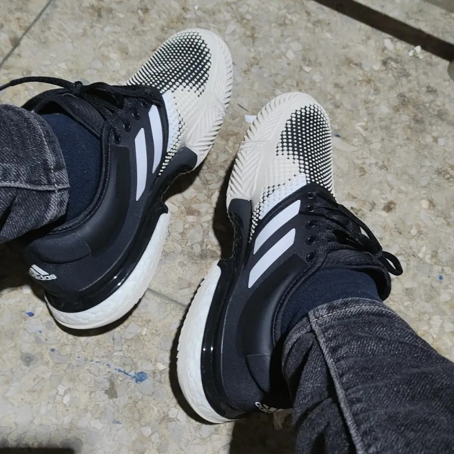 Giày Tennis Adidas SoleCourt Boost Clay 'Black White' G26293 — ảnh 4