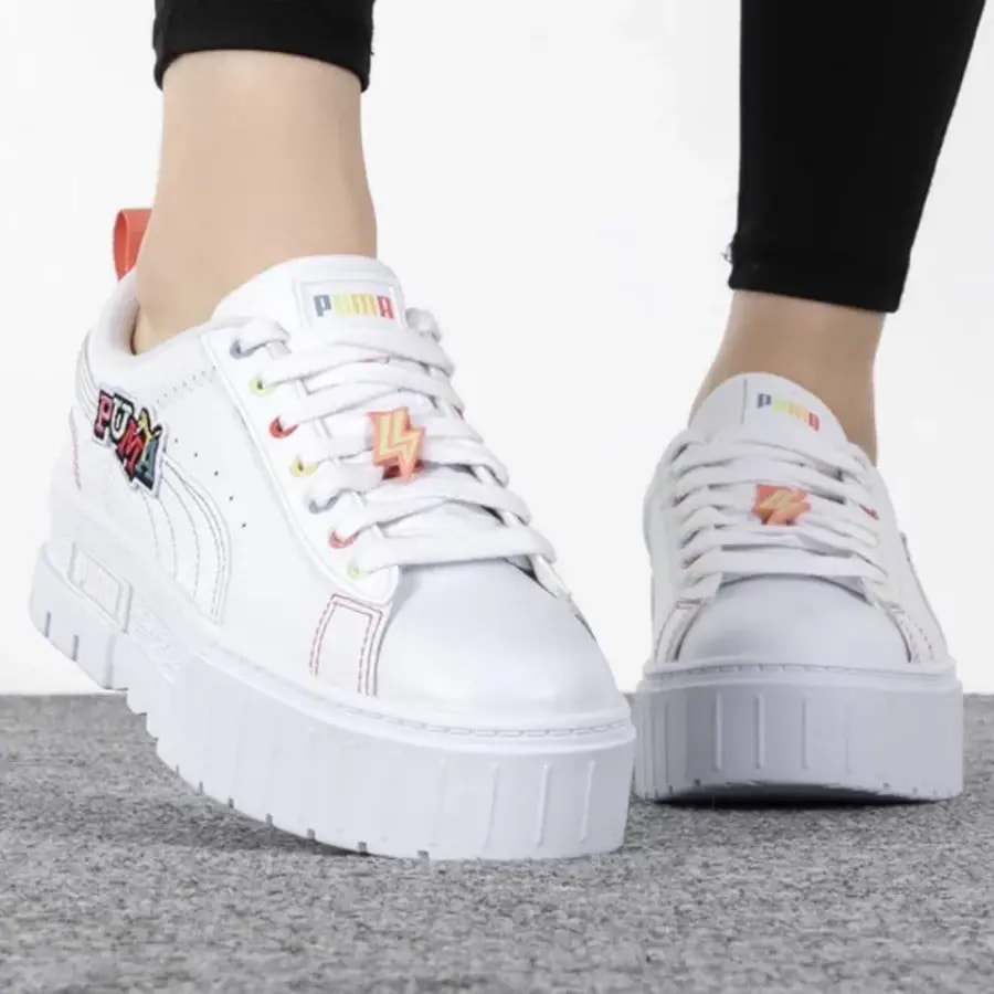Giày Puma Mayze Pierced 'White' 386582-01 — ảnh 3
