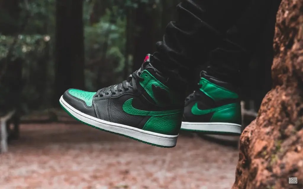 Giày Nike Air Jordan 1 Retro High 'Pine Green Black' 2.0 555088-030 — ảnh 2