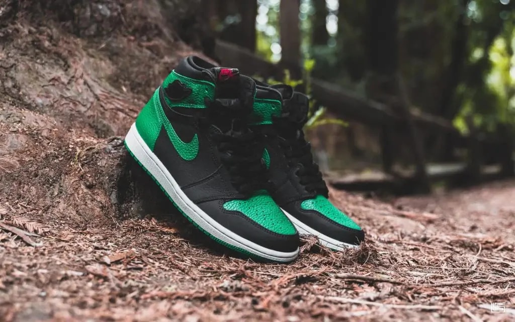 Giày Nike Air Jordan 1 Retro High 'Pine Green Black' 2.0 555088-030 — ảnh 4