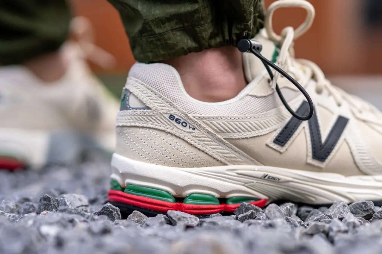 Giày New Balance 860v2 'Beige Green Red' ML860XG — ảnh 4