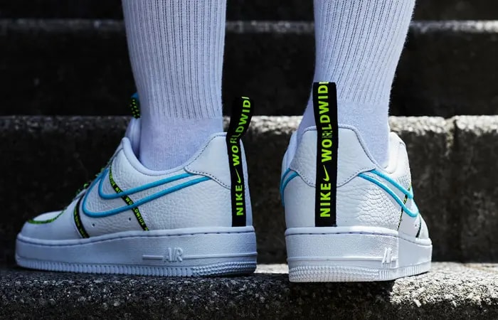 Giày Nike Air Force 1 07 Premium Worldwide Pack Blue Fury CK7213-100 — ảnh 4