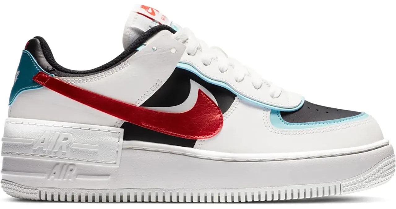 Giày Nike Wmns Air Force 1 Shadow 'White Bleached Aqua' DA4291-100 — kich-thuoc: 36.5