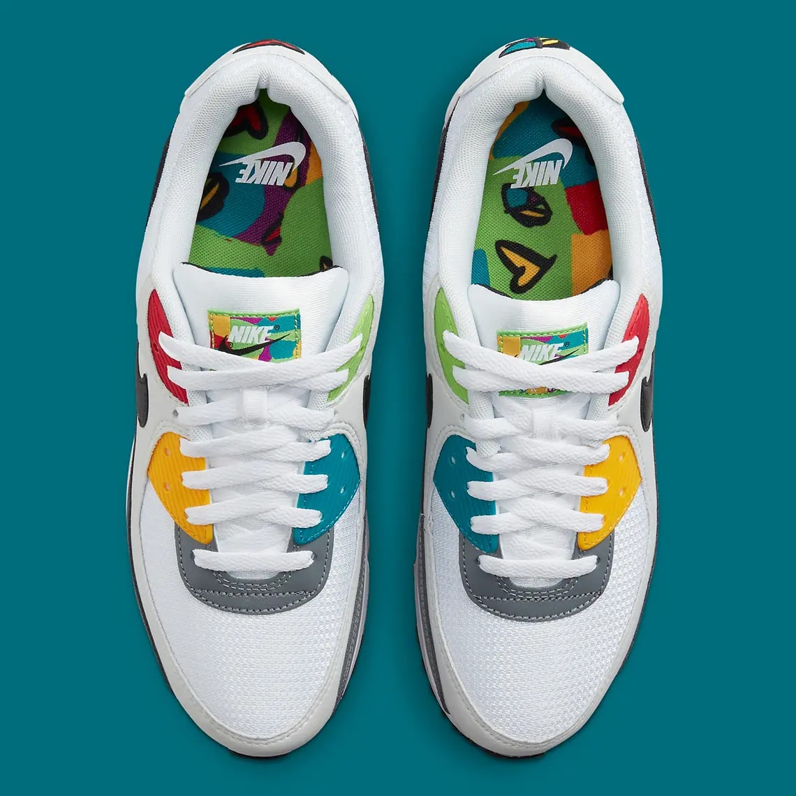 Giày Nike Air Max 90 'Peace Love Basketball' DM8151-100 — ảnh 2