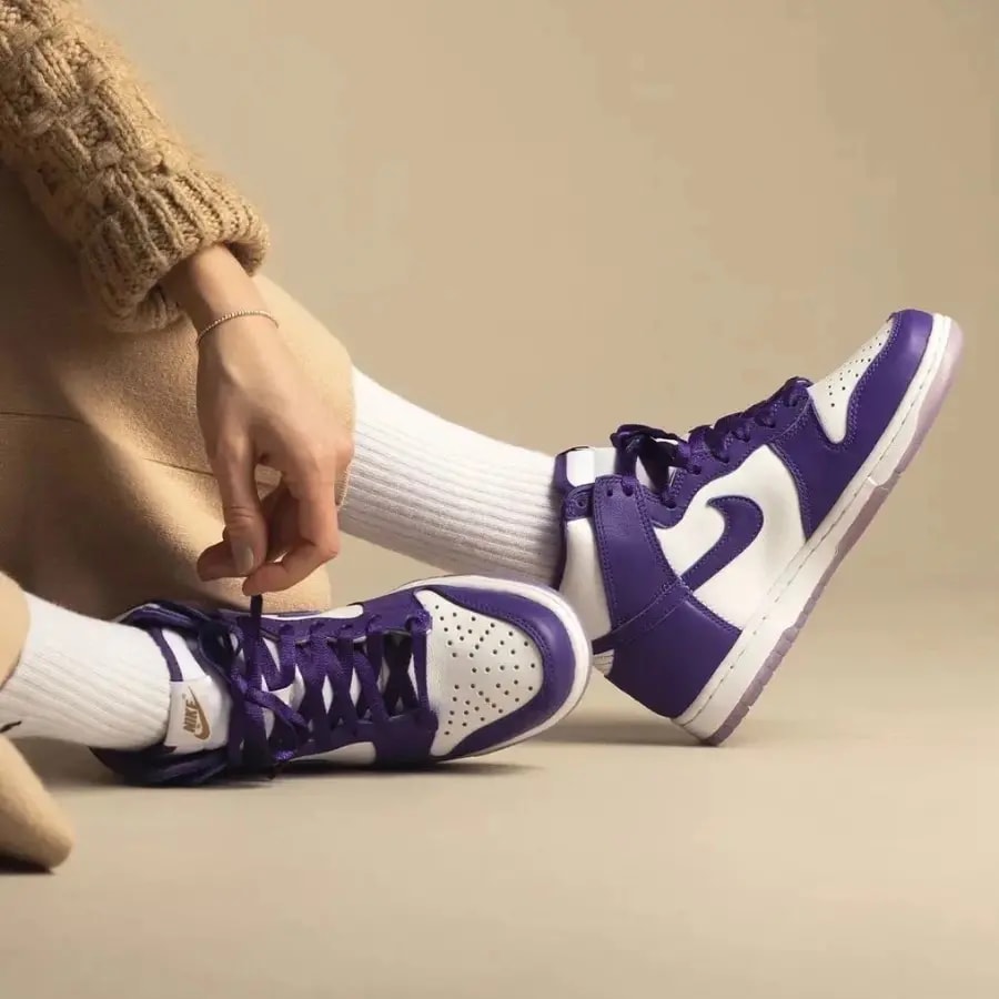 Giày Nike Dunk High SP 'Varsity Purple' DC5382-100 — ảnh 2