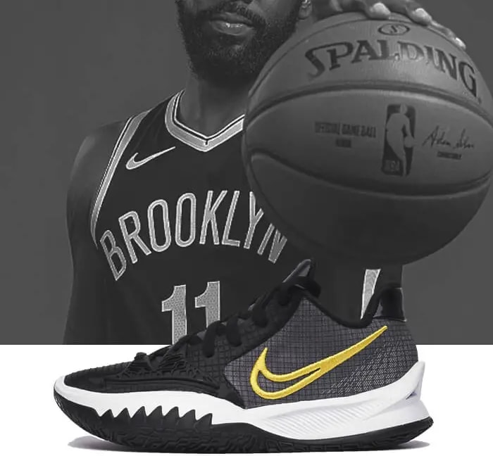 Giày Nike Kyrie Low 4 Black Gold CW3985-001 — ảnh 2