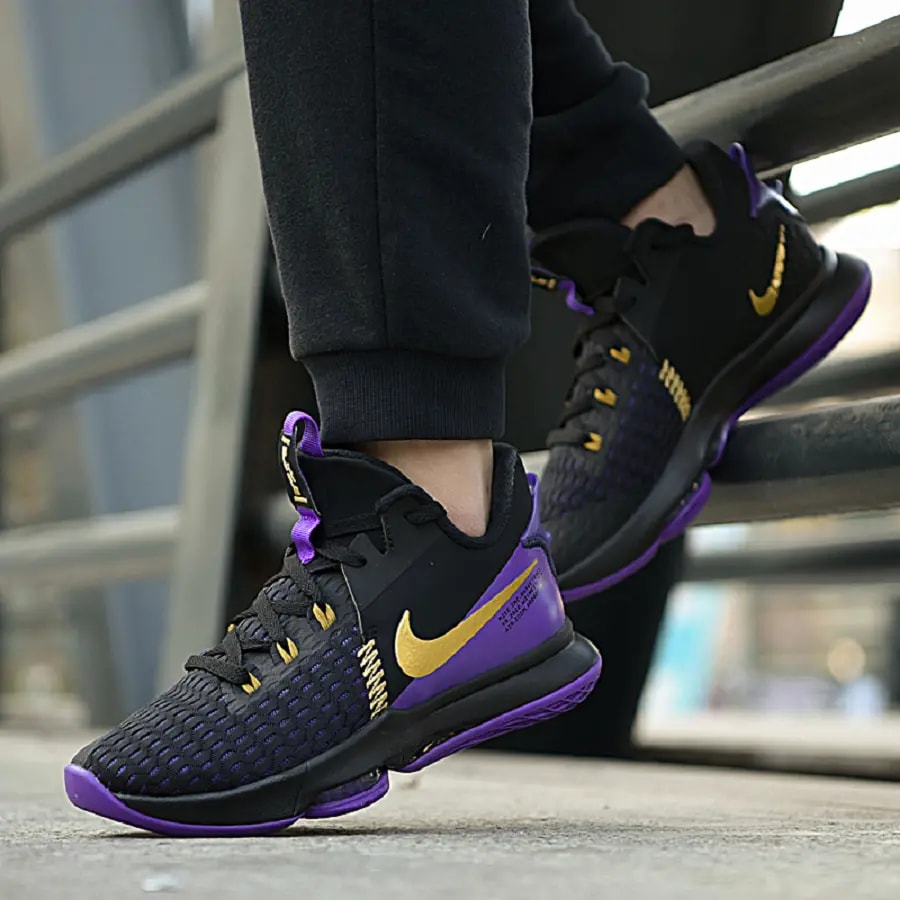 Giày Nike LeBron Witness 5 EP 'Lakers' CQ9381-001 — ảnh 2