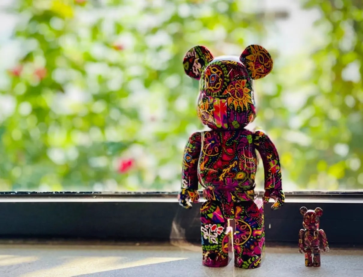 Mô Hình Bearbrick 1000% 'Psychedelic Paisley' 00031-PSY-1000 — ảnh 4