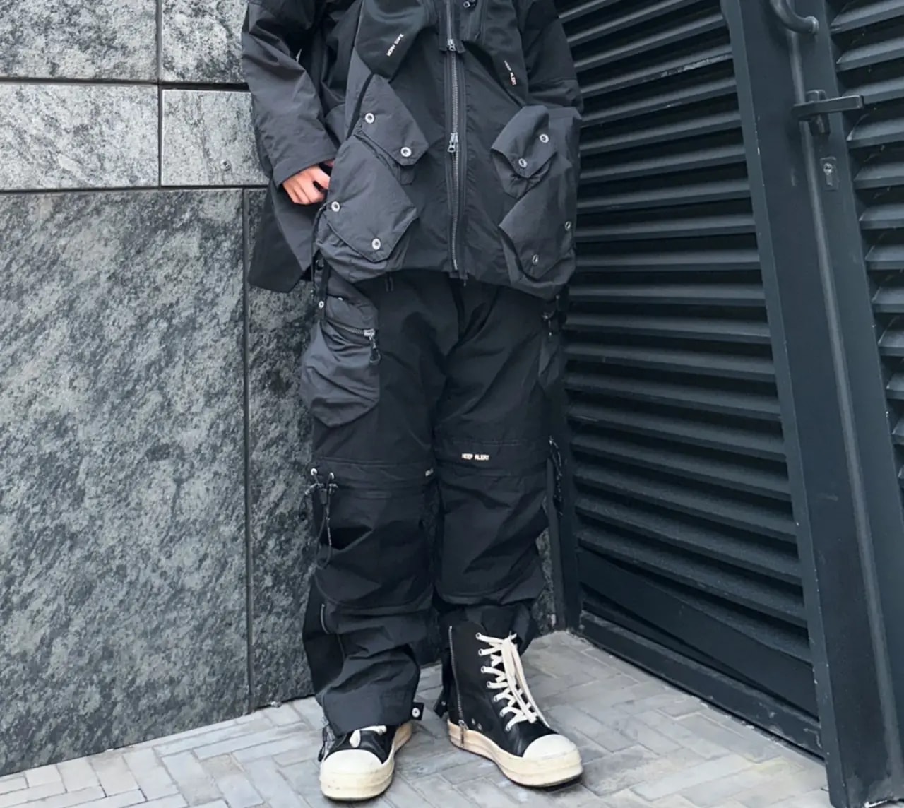 Giày Rick Owens Leather Ramones Sneakers RU21S6890 — — ảnh 2