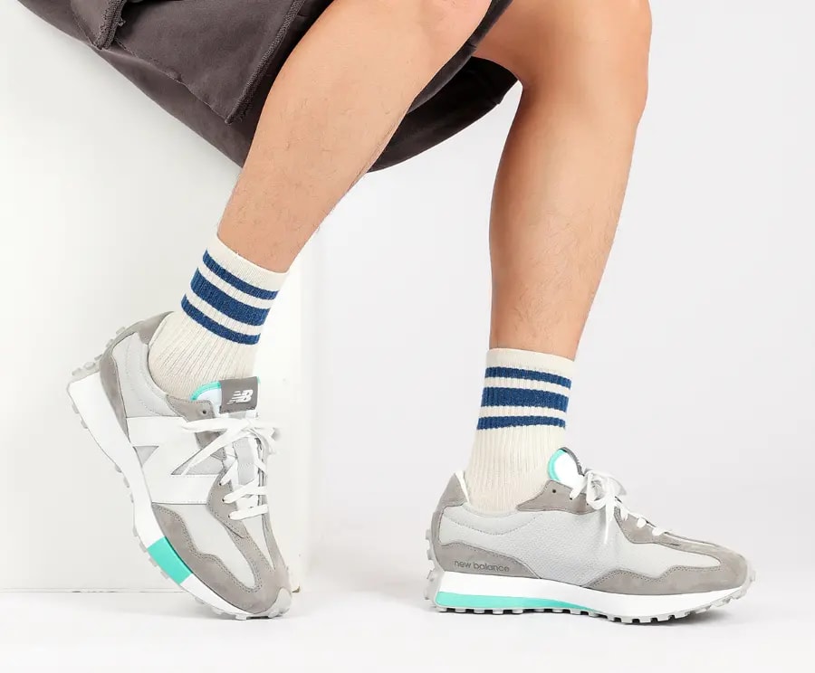 Giày New Balance Niko x 327 'Grey Blue' MS327RJ1 — ảnh 5