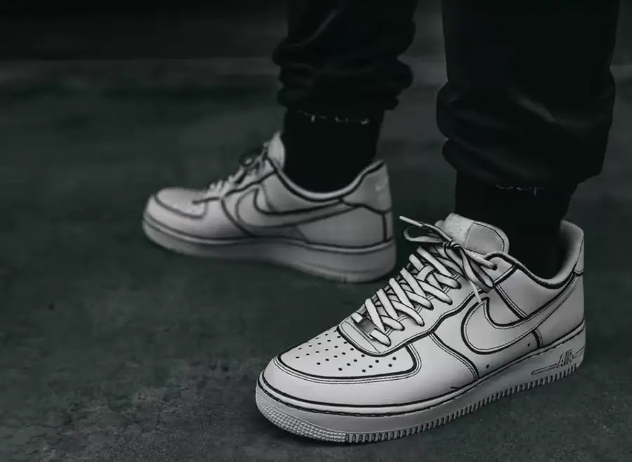 Giày Nike Air Force 1 '07 Low 'Contrast Stitch White' CW1575-104 — ảnh 5