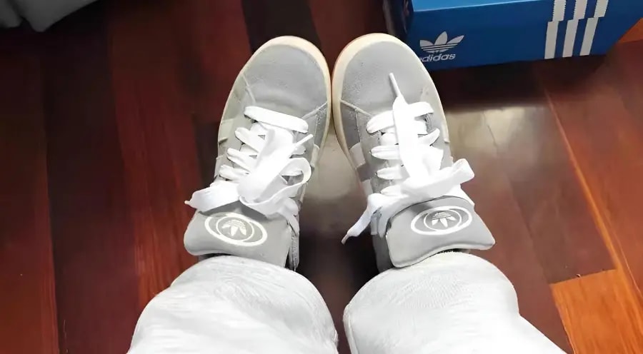 Giày Adidas Originals Campus 00s 'White Gray' HQ6507 — ảnh 5