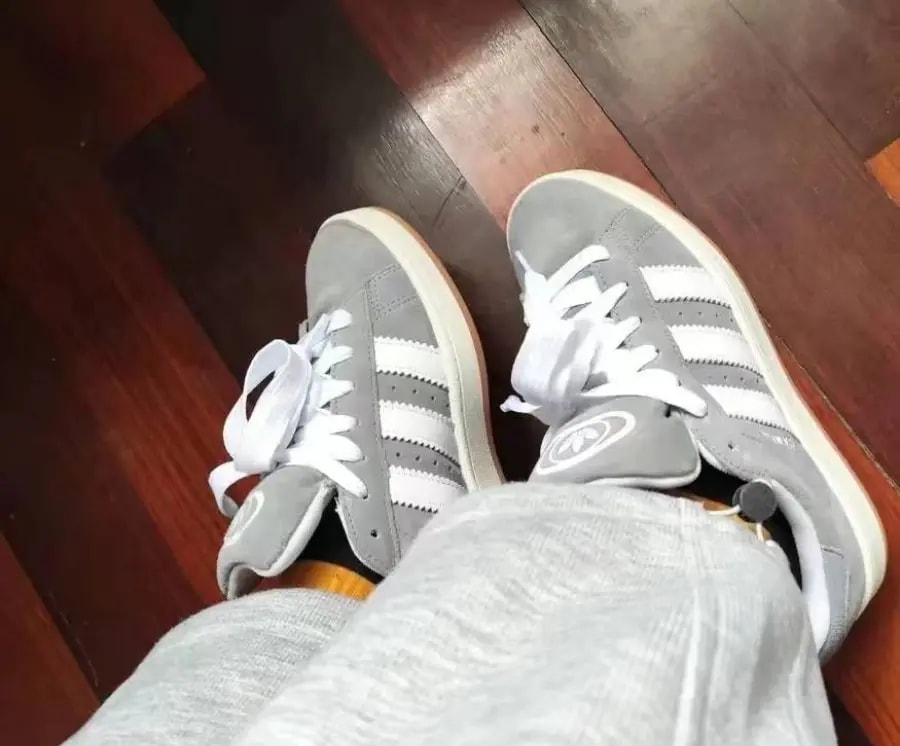 Giày Adidas Originals Campus 00s 'White Gray' HQ6507 — ảnh 4