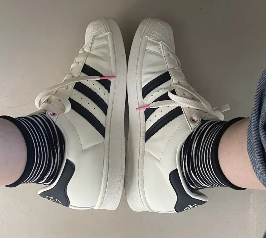 Giày Adidas Superstar X André Saraiva 'Cream' GZ1753 — ảnh 3
