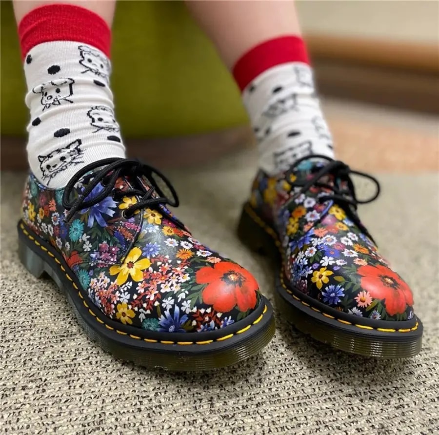 Giày Dr.Martens 1461 Women's Floral Oxford 'Muti Wanderlust' 26110102 — ảnh 2